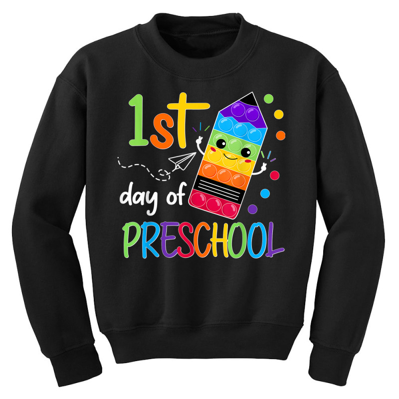 Poppin' It First Day Of Preschool Teacher Girls Boys Youth Sweatshirt | Artistshot