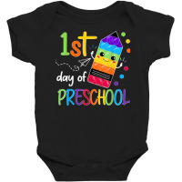 Poppin' It First Day Of Preschool Teacher Girls Boys Baby Bodysuit | Artistshot