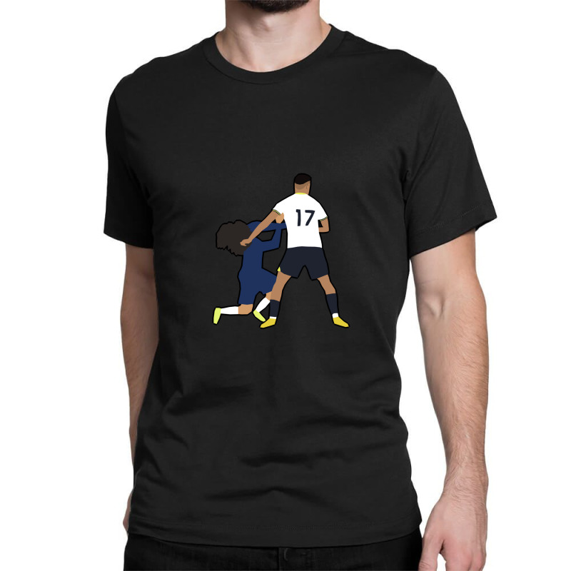 Cristian Romero Not Comitting A Foul Classic T-shirt by ElviaOchoa | Artistshot