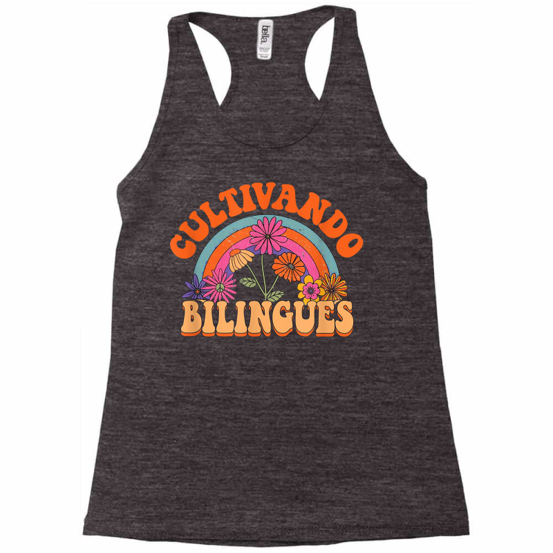 Cultivando Bilingues Spanish Teacher Bilingual Maestra T Shirt Racerback Tank by goveteman | Artistshot