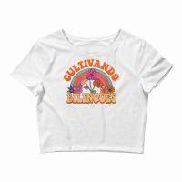 Cultivando Bilingues Spanish Teacher Bilingual Maestra T Shirt Crop Top | Artistshot