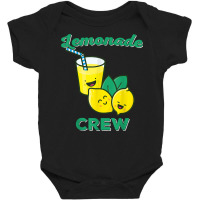 Lemonade Stand Shirt Crew And Boss Lemon Juice Summer Yellow T Shirt Baby Bodysuit | Artistshot