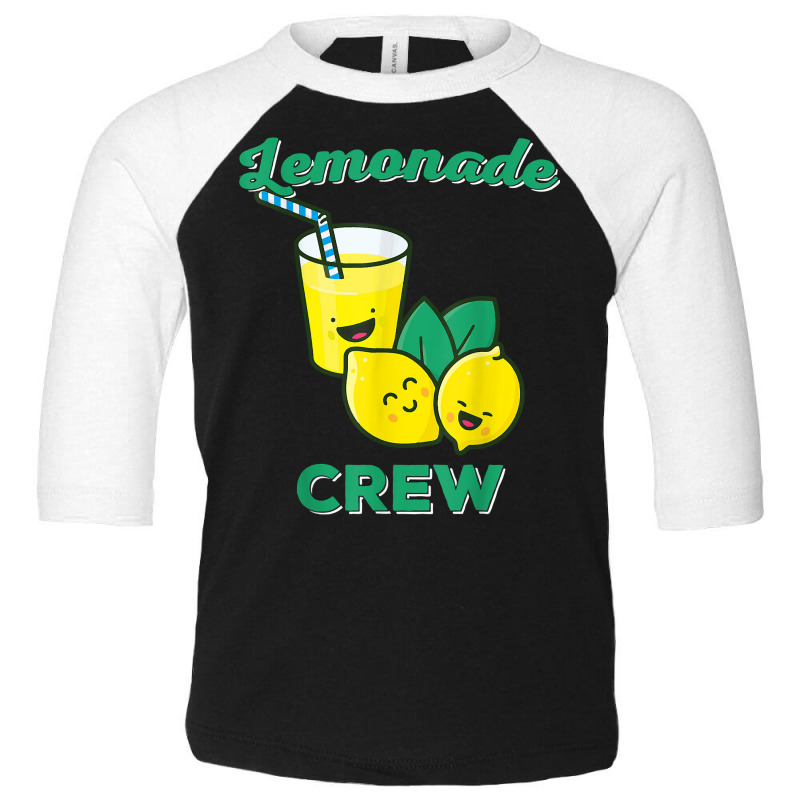 Lemonade Stand Shirt Crew And Boss Lemon Juice Summer Yellow T Shirt Toddler 3/4 Sleeve Tee by cm-arts | Artistshot