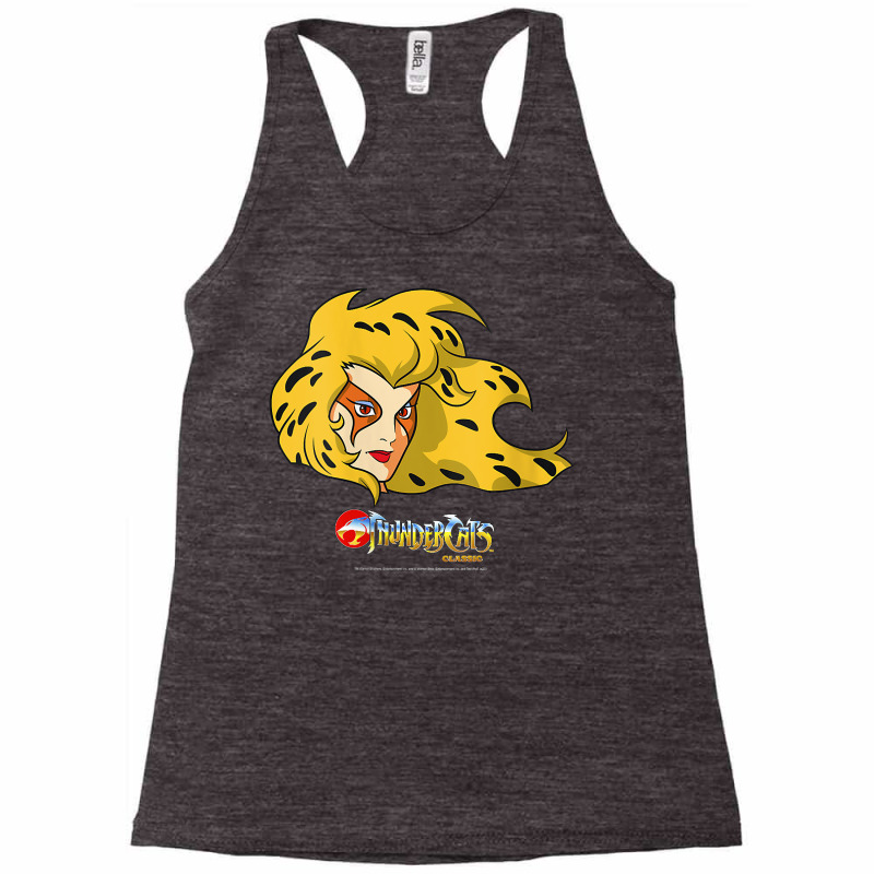 Womens Thundercats Cheetara Big Face V Neck T Shirt Racerback Tank by cm-arts | Artistshot