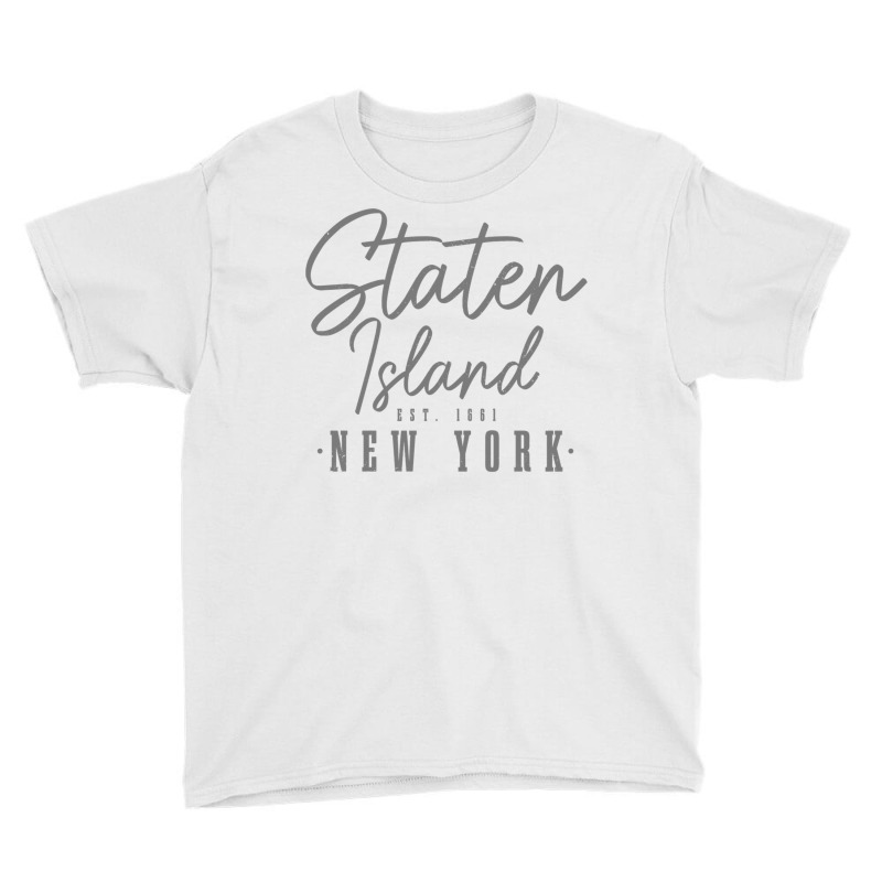 Staten Island Est. 1661 Ny New York Pride Staten Island Pullover Hoodi Youth Tee by kubleryeonkenx | Artistshot