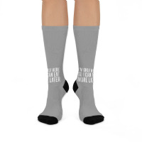 Funny Gym Workout Apparel Humor Sarcastic Funny Cardio Crew Socks | Artistshot