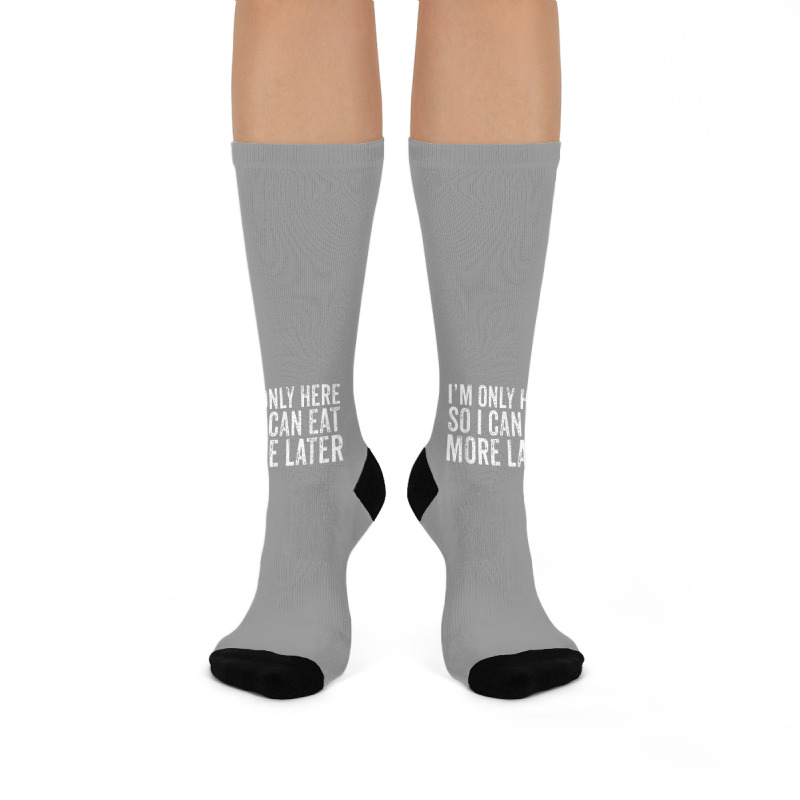 Funny Gym Workout Apparel Humor Sarcastic Funny Cardio Crew Socks | Artistshot