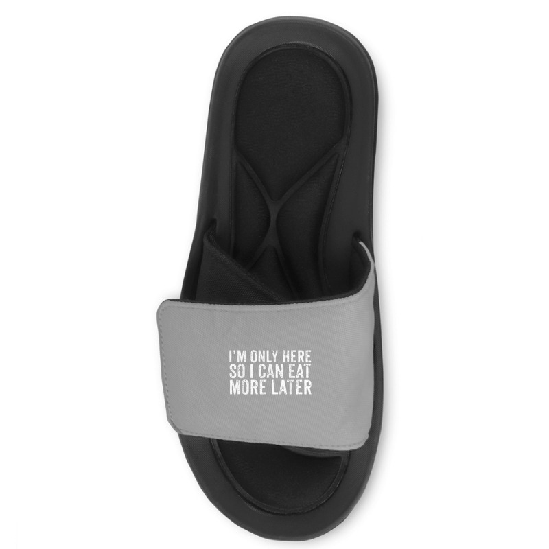 Funny Gym Workout Apparel Humor Sarcastic Funny Cardio Slide Sandal | Artistshot