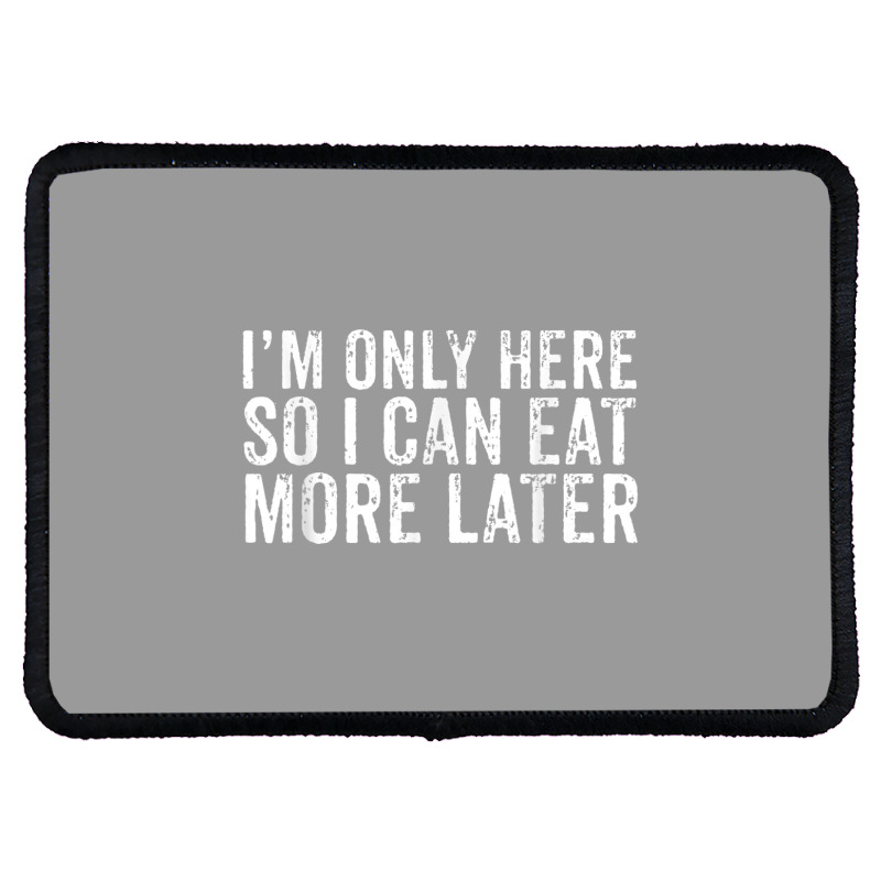 Funny Gym Workout Apparel Humor Sarcastic Funny Cardio Rectangle Patch | Artistshot