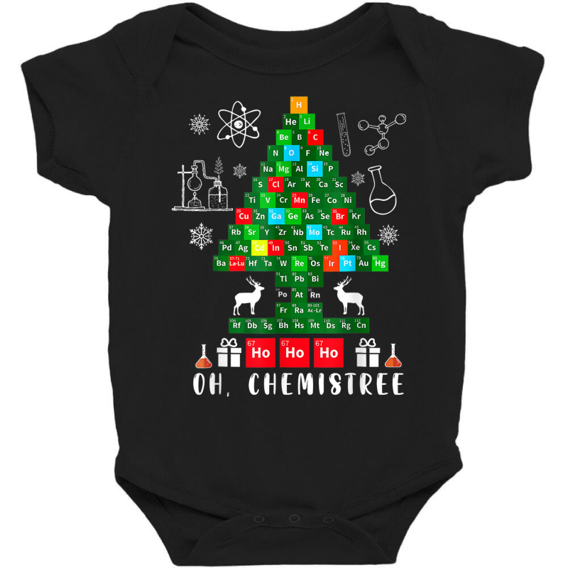 Science Christmas Shirt Oh Chemist Tree Chemistree Chemistry Baby Bodysuit | Artistshot