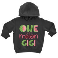 Womens One In A Melon Gigi Cute Watermelon First Birthday Party Toddler Hoodie | Artistshot