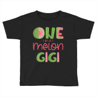 Womens One In A Melon Gigi Cute Watermelon First Birthday Party Toddler T-shirt | Artistshot