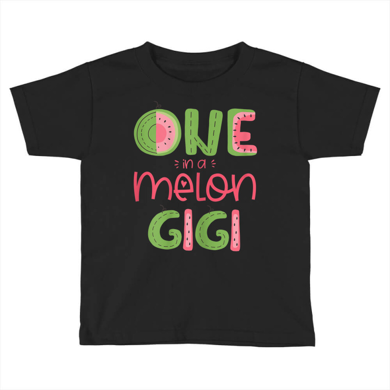 Womens One In A Melon Gigi Cute Watermelon First Birthday Party Toddler T-shirt | Artistshot