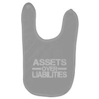 Assets Over Liabilities Mens Premium Baby Bibs | Artistshot