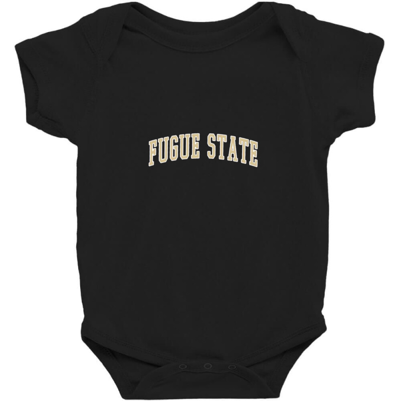 Top Fugue State Design Baby Bodysuit by Qacico | Artistshot