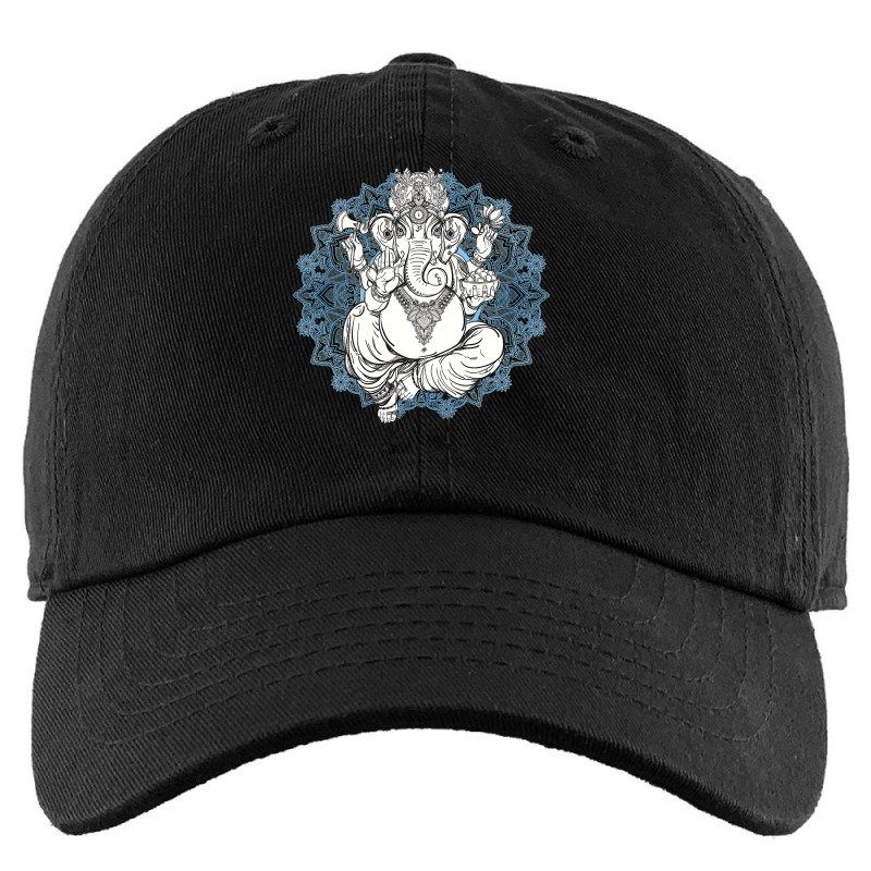 Hindu Elephant God Ganesha Tshirt  Oriental India Henna Tee Kids Cap | Artistshot