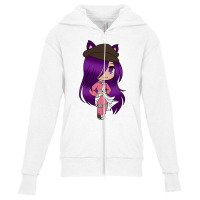 Anime  Chibi Fox Anime Girl Gatcha Kawaii Youth Zipper Hoodie | Artistshot