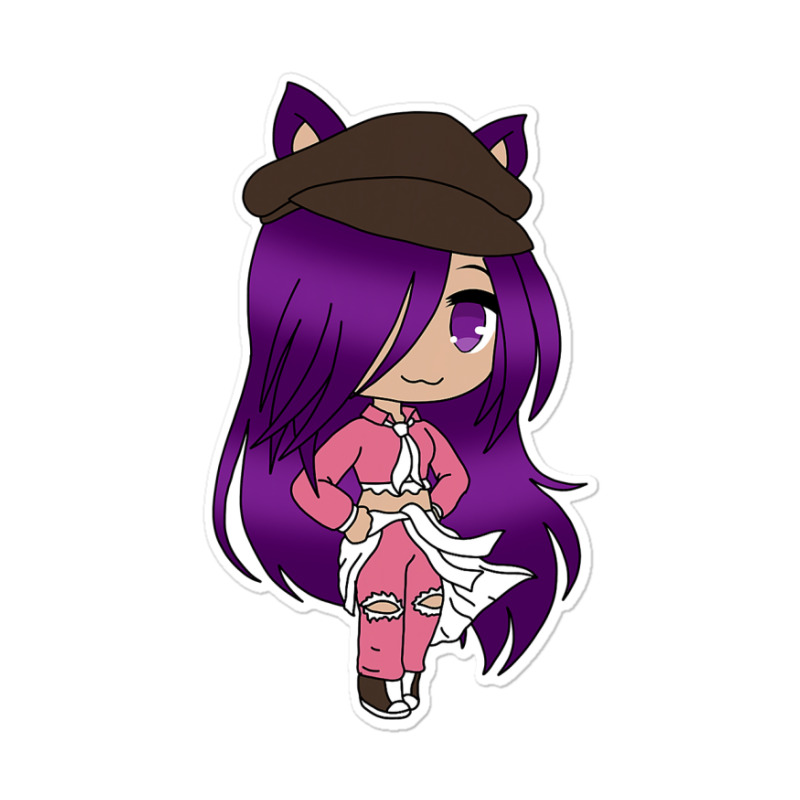 Anime  Chibi Fox Anime Girl Gatcha Kawaii Sticker | Artistshot