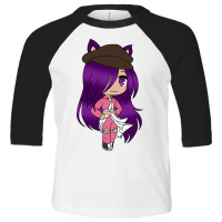 Anime  Chibi Fox Anime Girl Gatcha Kawaii Toddler 3/4 Sleeve Tee | Artistshot