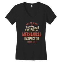 Funny Awesome Mechanical Inspector Job Occupation Women's V-neck T-shirt | Artistshot