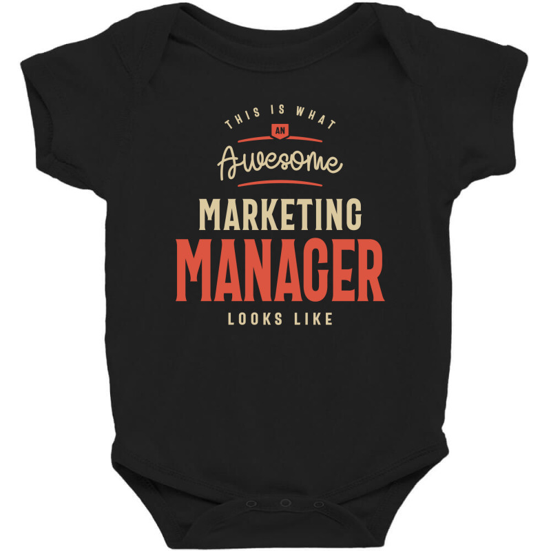 Funny Awesome Marketing Manager Job Occupation Baby Bodysuit by cidolopez | Artistshot