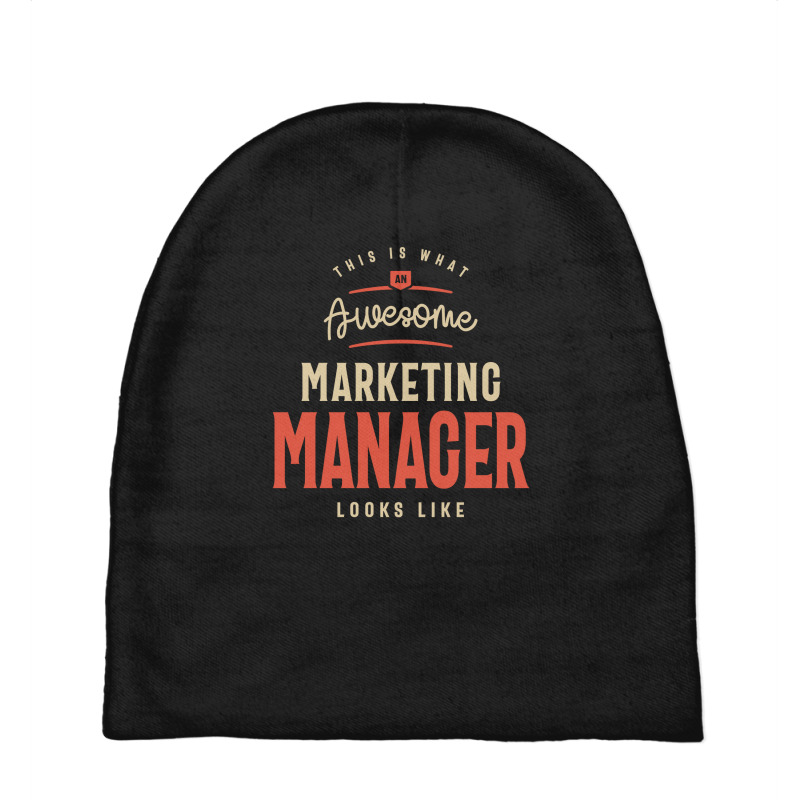 Funny Awesome Marketing Manager Job Occupation Baby Beanies by cidolopez | Artistshot