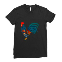 Rooster Classic Ladies Fitted T-shirt | Artistshot