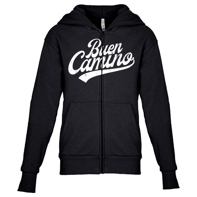 Buen Camino De Santiago De Compostela T Shirt Youth Zipper Hoodie | Artistshot