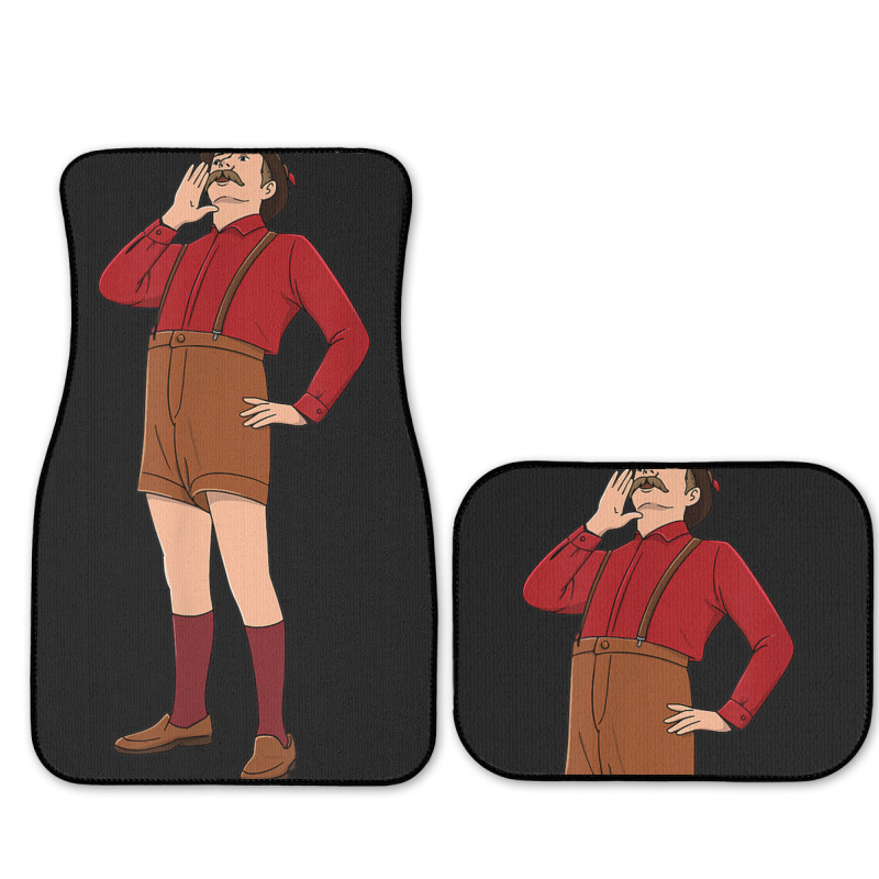 Yodel Illustration Design For A Yodeler Full Set Car Mats | Artistshot