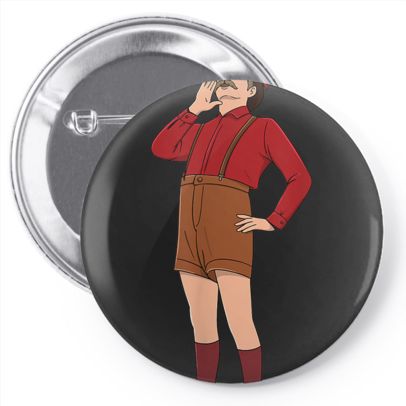 Yodel Illustration Design For A Yodeler Pin-back Button | Artistshot