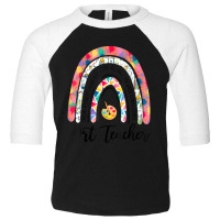 Art Teacher Boho Rainbow Caring Dedicated Loving Vintage Toddler 3/4 Sleeve Tee | Artistshot