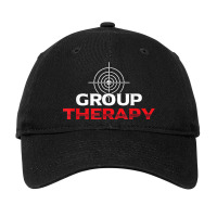 Target Shooting T Gun Lover Enthusiast Group Therapy Adjustable Cap | Artistshot