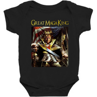 Great Maga King Shirt , Ultra Maga Shirt, Donald Trump Baby Bodysuit | Artistshot