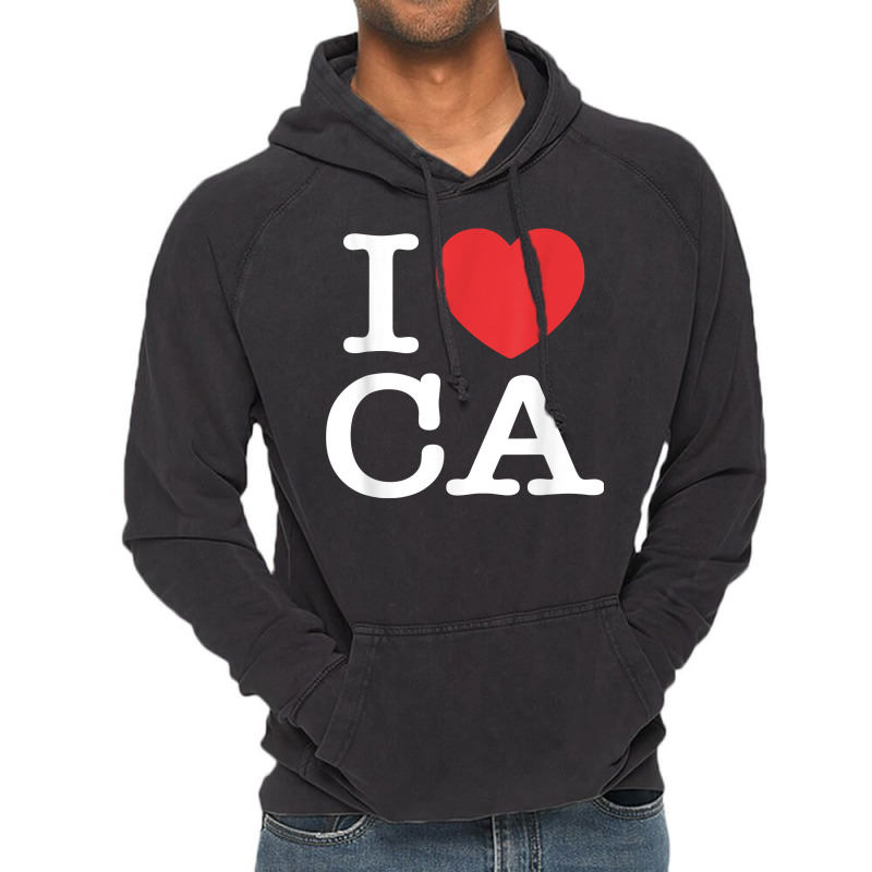 I Heart Ca Love California T Shirt Vintage Hoodie by cm-arts | Artistshot