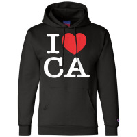 I Heart Ca Love California T Shirt Champion Hoodie | Artistshot