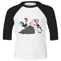 Hei Hei The Rooster And Pua Pig Toddler 3/4 Sleeve Tee | Artistshot