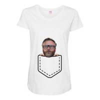 The National Matt Berninger In Your Pocket Maternity Scoop Neck T-shirt | Artistshot