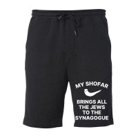 My Shofar Brings All The Jews To The Synagogue Rosh Hashanah T Shirt Fleece Short | Artistshot