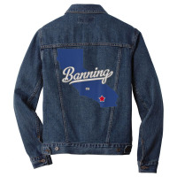 Banning California Ca Map T Shirt Men Denim Jacket | Artistshot