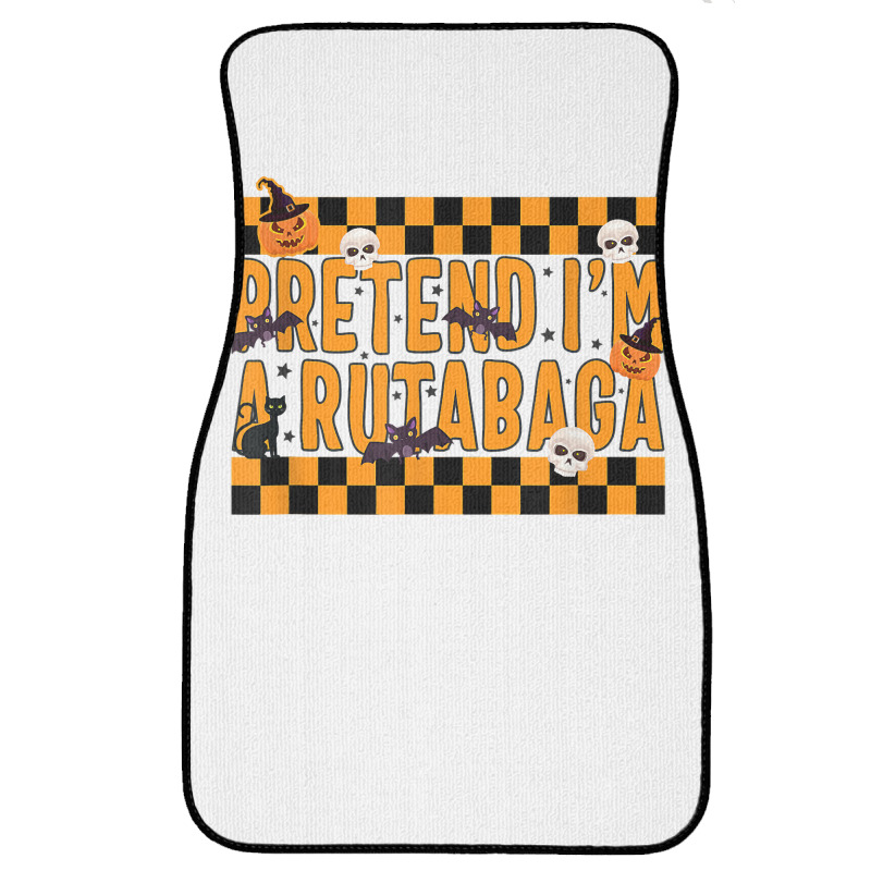 Pretend I'm A Rutabaga Costume Funny Lazy Halloween Party Sp T Shirt Front Car Mat | Artistshot