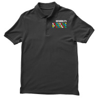 Disability Pride Flag July Supporter Disabled Pride Retro Men's Polo Shirt | Artistshot