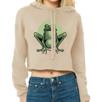 Frog Cropped Hoodie | Artistshot