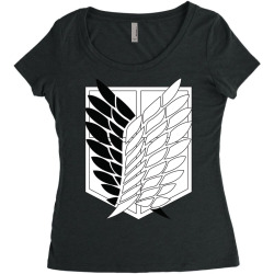 emblem funny titans Women's Triblend Scoop T-shirt | Artistshot