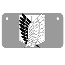 emblem funny titans Motorcycle License Plate | Artistshot