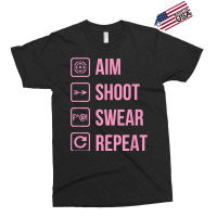 Aim Shoot Swear Repeat Funny Archery Life Joke Exclusive T-shirt | Artistshot