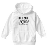 Oldest Child The Guinea Pig   Funny Sibling Youth Hoodie | Artistshot