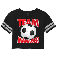 Soccer Team Manager, Soccer Ball Graphic T Shirt Scorecard Crop Tee | Artistshot