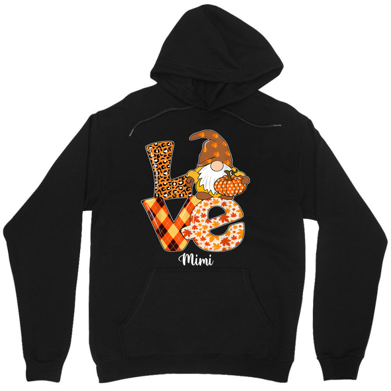 Love Gnome Pumpkin Mimi Thanksgiving Group Matching Unisex Hoodie by Sapphire | Artistshot