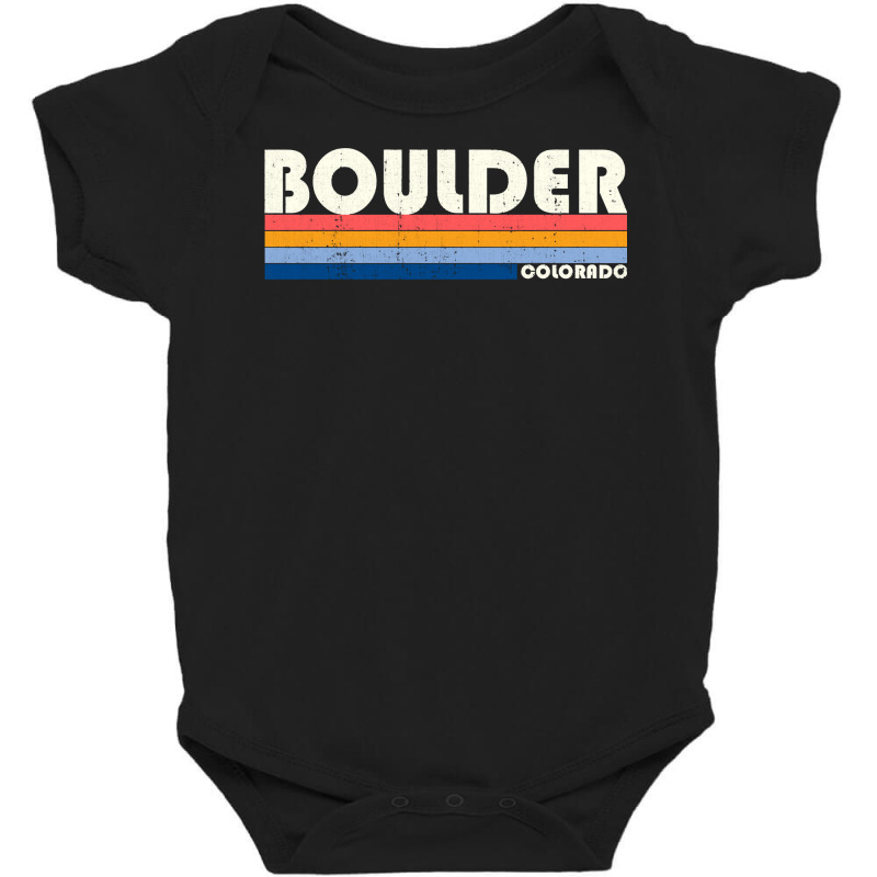 Vintage 70s 80s Style Boulder Co Sweatshirt Baby Bodysuit | Artistshot