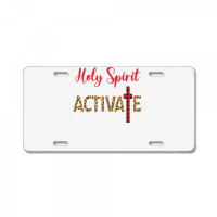 Jesus Christians Holy Spirit Activate Religious Women Long Sleeve T Sh License Plate | Artistshot